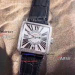 Perfect Replica Franck Muller Master Square Full Diamond Watch Roman Dial 36mm